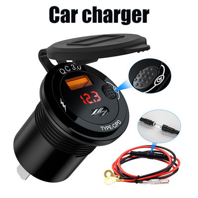 2021 Adapter za auto punjač Dual Port USB Quick Charge USB PD 6-razinska zaštita punjač baterije kompatibilan s telefonom tablet