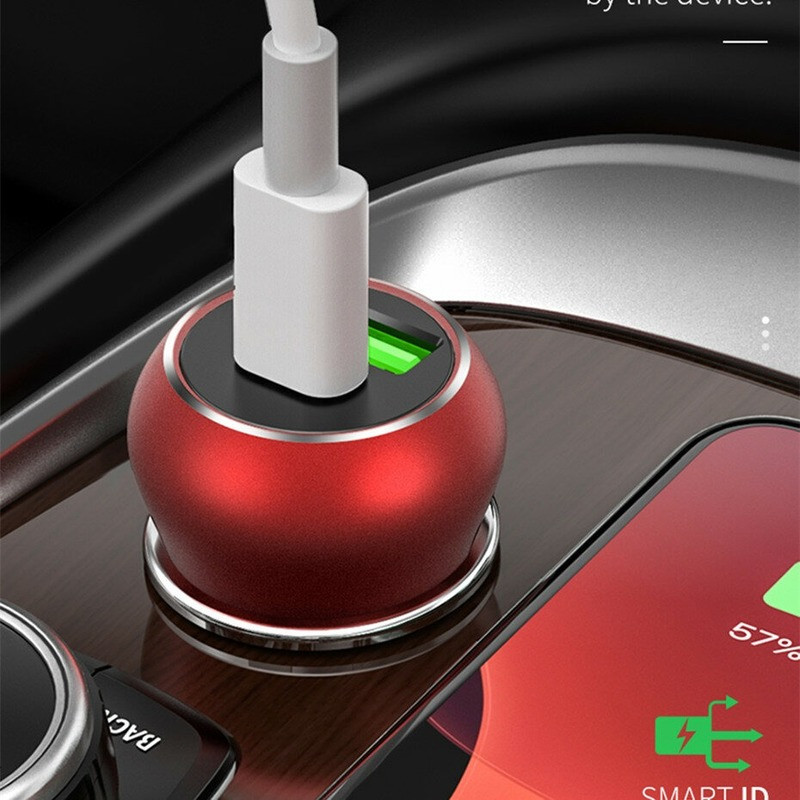 Φορτιστής αυτοκινήτου 38W USB Quick Charge 3.0 Φορτιστής αυτοκινήτου για iPhone 12 Pro Max POCO X3 NFC για Samsung Galaxy Note S20 ultra για Mi 10