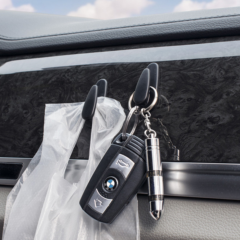 Auto konksud riidepuu konks peatoe korraldaja sõiduki mini armatuurlaud Must hoidik rahakoti riputus