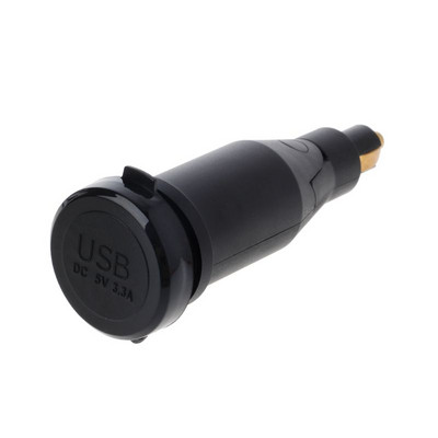 Adaptor de alimentare priză țigară USB dublu pentru motocicleta Hella DIN3.1A