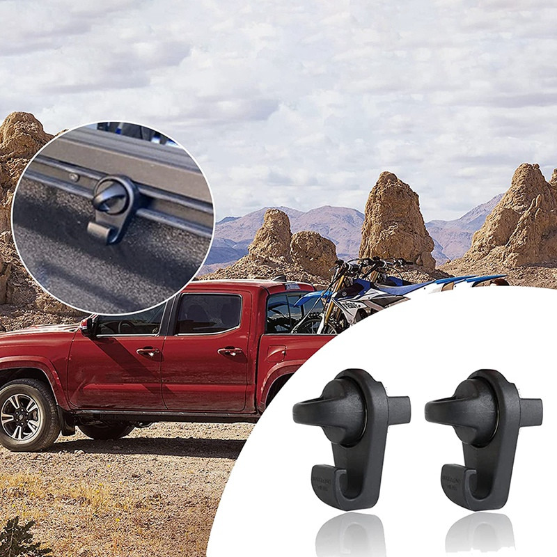 Kahe komplektiga veoauto voodireeling minikinnitus konksudega, mis ühildub 2005–2019 Tacomaga – PT278-35075 PT278-00160