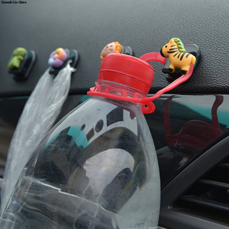 Armas multikas loomade autokonksu korraldaja kleepuv klambrihoidja riidepuu hoidik Multifunktsionaalne mini kleepuv konks auto dinosauruste lõvi