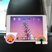 1Gb radošs auto āķis multfilma cute aizmugures sēdekļa atzveltnes iekarināmais āķis automašīnas iekšpuses glabāšanas turētāja āķi