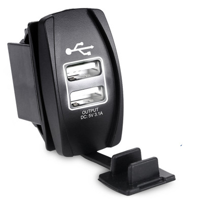 Urbanroad 12-24V veekindel paat mootorratas auto kahe USB pordiga laadija pistikupesa usb auto sigaretituli 2 pordiga adapter 3.1A