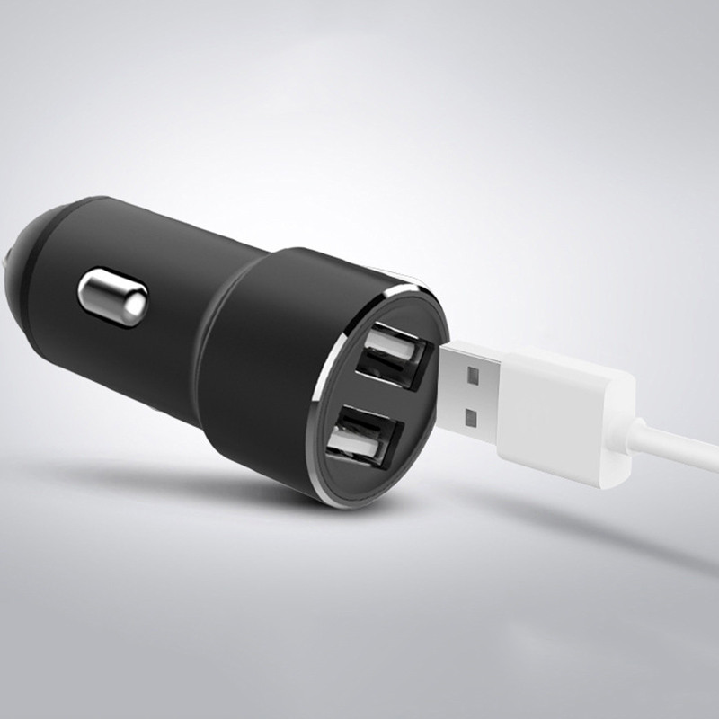 2.4A USB ātrā lādētāja automašīnas lādētājs iPhone Xr X 8 7 6 Dual USB automašīnas lādētājs Samsung Note 9 Xiaomi Mi 9 Huawei tālrunim