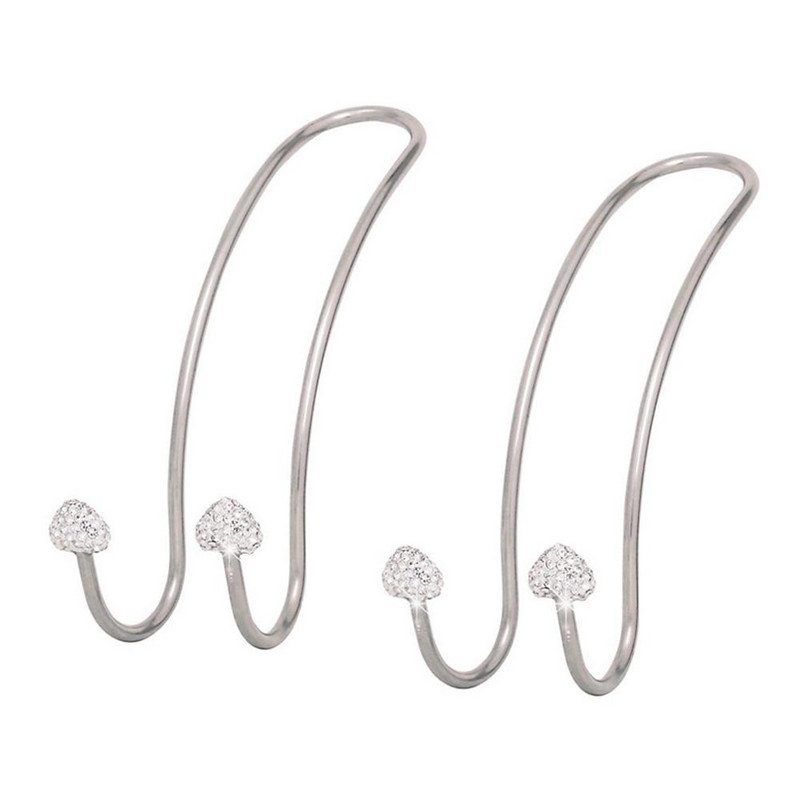 Cârlig de foraj pentru spate scaun auto Oțel inoxidabil Inimă piersică Cârlig pentru tetieră pentru mașină generic Cârlig pentru scaun auto Cadru robust