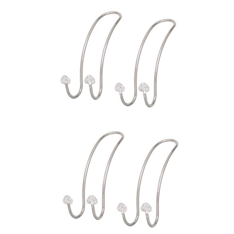 Cârlig de foraj pentru spate scaun auto Oțel inoxidabil Inimă piersică Cârlig pentru tetieră pentru mașină generic Cârlig pentru scaun auto Cadru robust