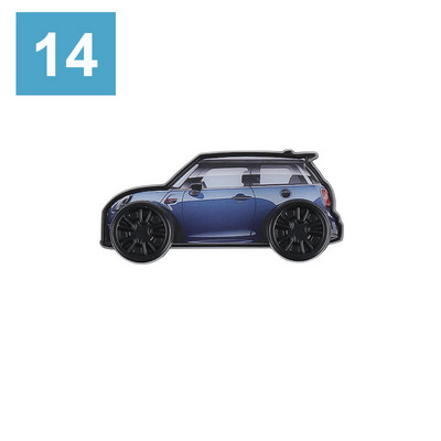 Autokujuline metallist dekoratiivne konksu kleebis Multifunktsionaalne traadiklamber MINI Cooper S JCW F54 F55 F56 F60 R55 R56 R60 R61 jaoks