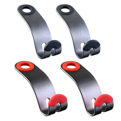 2 buc. cârlige pentru tetieră pentru scaunul de mașină, umerașe, design special semideschis, cârlige pentru scaunul din spate al mașinii, pentru geantă, poșetă, haine, haine, haine NOV99