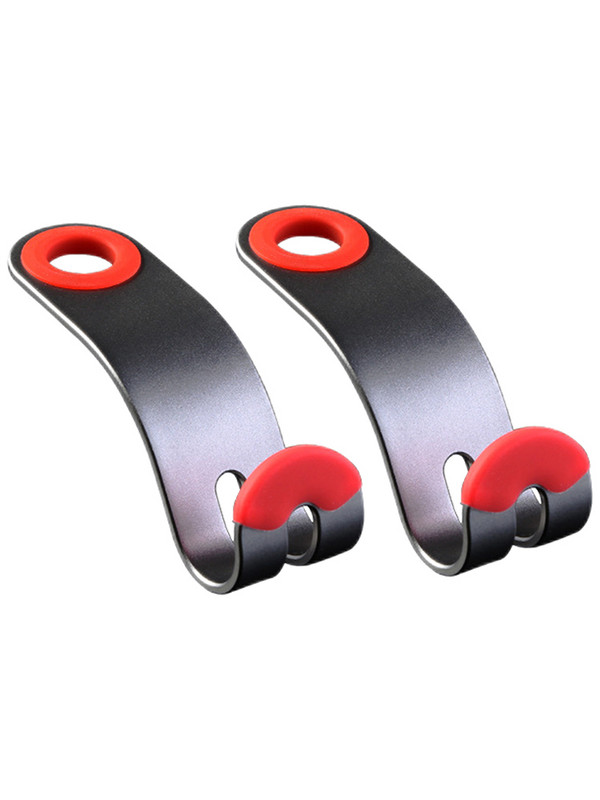 2 buc. cârlige pentru tetieră pentru scaunul de mașină, umerașe, design special semideschis, cârlige pentru scaunul din spate al mașinii, pentru geantă, poșetă, haine, haine, haine NOV99