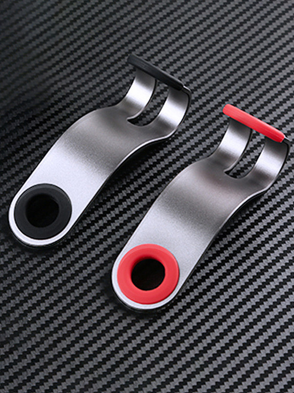 2 buc. cârlige pentru tetieră pentru scaunul de mașină, umerașe, design special semideschis, cârlige pentru scaunul din spate al mașinii, pentru geantă, poșetă, haine, haine, haine NOV99