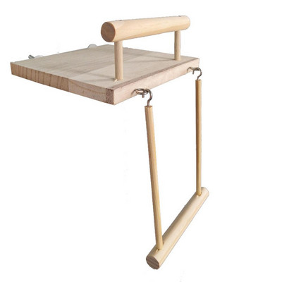 Papagoid Mänguasjad Linnukiiged Treening Ronimine Rippredel Sild Puidust vikerkaar Lemmikloom Papagoi Ara Võrkkiik linnumänguasjade tarvikud