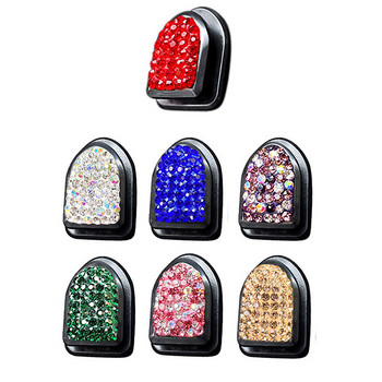 Кристални куки с кристални кристали Поставка за чанта за кола Домашни стенни орнаменти Декоративни куки