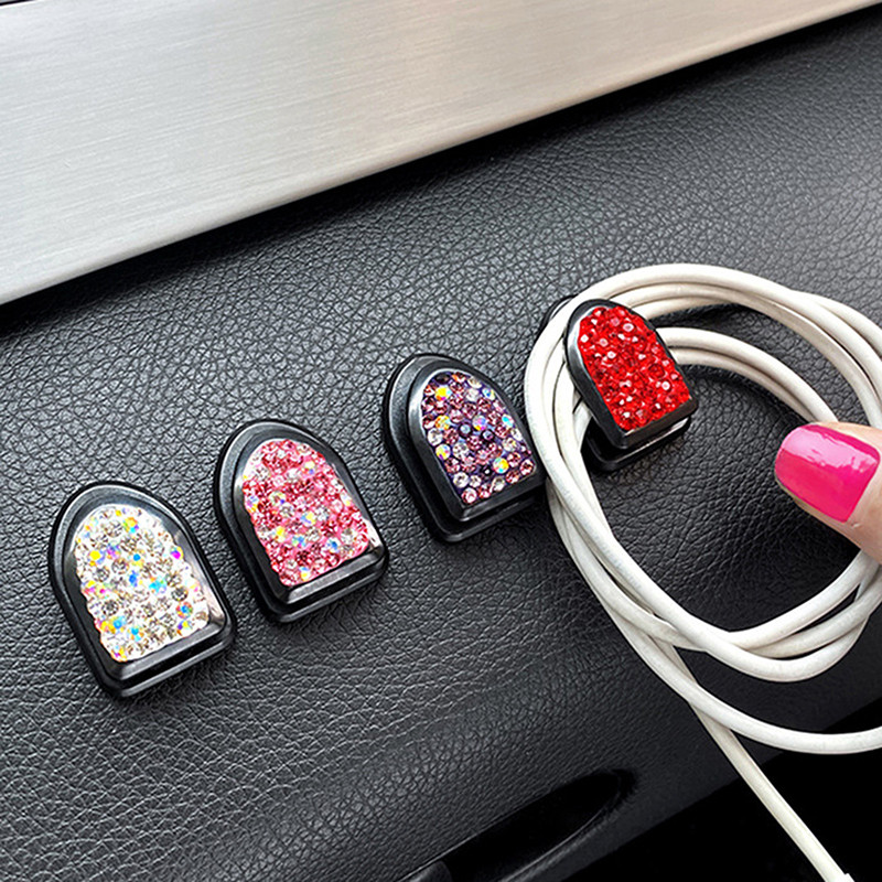 Rhinestone`i kristallist konksud Auto riputuskotihoidja Koduseina kaunistused Dekoratiivkonksud