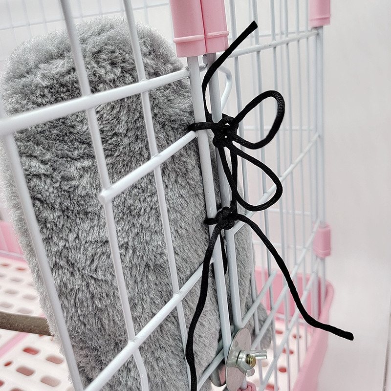 1 vnt. Minkštas pliušinis paukščių hamakas, žieminis vėjui atsparus paukščių papūgos narvas, pakabinamas lova, papūgos urvas, slėptuvė, naminių paukščių lizdų reikmenys