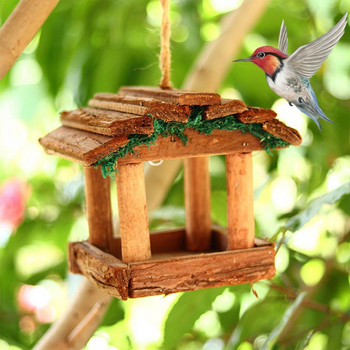 Ανθεκτική τροφοδοσία για κατοικίδια Σπίτι Bird Feeder Εύκολη ανάρτηση Φιλική προς το περιβάλλον