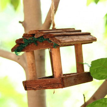 Издръжлива висяща хранилка за домашни любимци Хранилка за птици Лесно окачена, екологична