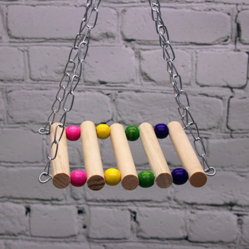 Jucării pentru papagali Suport pentru papagali Pod suspendat Suport pentru bară Suport de bară de vânt Tigru Bujor Jucărie de mestecat Cușcă pentru păsări Accesorii pentru păsări