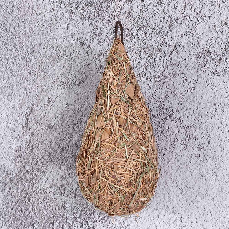 Looduslik linnuonn õue kaunistamiseks käsitsi kootud varjepesa jaoks Linnuonn õue kaunistamiseks koolibrimaja kvaliteetne linnupesa