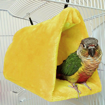 Най-новият горещ домашен любимец Птица Папагал Вълнисто папагалче Топъл хамак Клетка Мека колиба Палатка Легло Висяща пещера