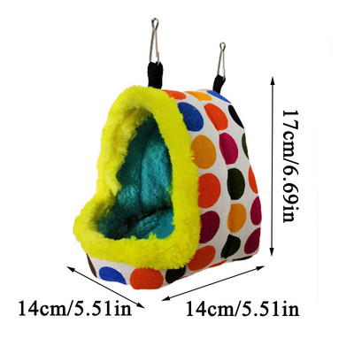 2022 de primăvară nou hamac pentru papagali, modă pentru animale de companie, cuști pentru papagali, hamac cald, colibă, cort, peșteră suspendată pentru dormit și clocire