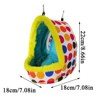 2022 de primăvară nou hamac pentru papagali, modă pentru animale de companie, cuști pentru papagali, hamac cald, colibă, cort, peșteră suspendată pentru dormit și clocire