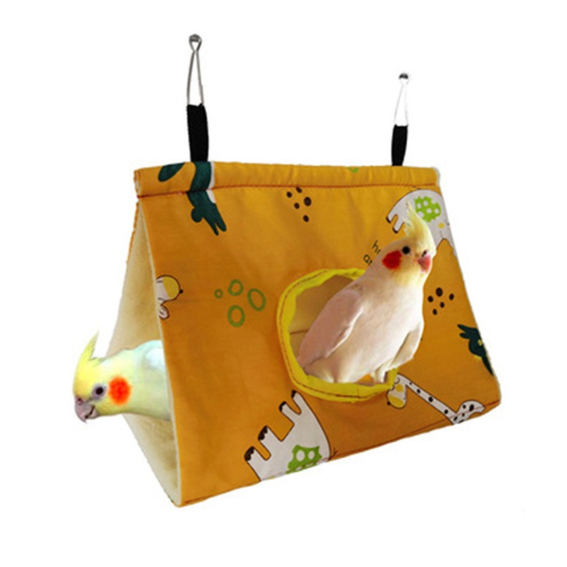 Cuib de păsări Călduț Casă Papagal Agățat Hamac Agățat de catifea Cabană Cinteze Peșteră Cușcă Păsări de pluș Ascunzătoare Pat de dormit Leagăn de biban