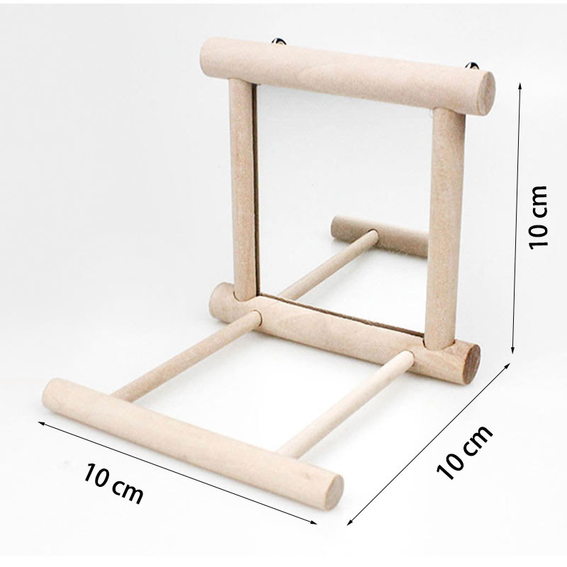 Papagal Pasăre Leagăn din lemn Biban Stand Jucărie pentru animale de companie Agățat Platformă Suport Suport de joacă Budgie Parakeet Biban Placă pentru cușcă pentru păsări