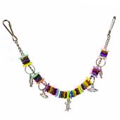 Προϊόντα κατοικίδιων Αξεσουάρ κλουβιών πουλιών Parrot Rainbow Πλαστική αλυσίδα Molar Mouth Bite Bridge Swing Toys 2 τμχ/παρτίδα