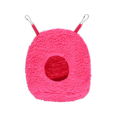 Χειμωνιάτικο Ζεστό Πουλί Φωλιά Παπαγάλου Σπίτι Polar Fleece Parakeet αιώρα Μικρό κατοικίδιο με κούνια Κρεβάτι Σπήλαιο Πουλιά Αξεσουάρ κλουβιού Oiseaux