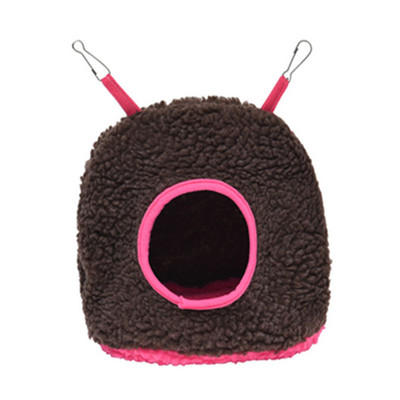 Χειμωνιάτικο Ζεστό Πουλί Φωλιά Παπαγάλου Σπίτι Polar Fleece Parakeet αιώρα Μικρό κατοικίδιο με κούνια Κρεβάτι Σπήλαιο Πουλιά Αξεσουάρ κλουβιού Oiseaux