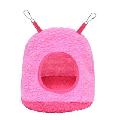 Χειμωνιάτικο Ζεστό Πουλί Φωλιά Παπαγάλου Σπίτι Polar Fleece Parakeet αιώρα Μικρό κατοικίδιο με κούνια Κρεβάτι Σπήλαιο Πουλιά Αξεσουάρ κλουβιού Oiseaux