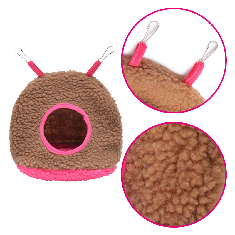 Χειμωνιάτικο Ζεστό Πουλί Φωλιά Παπαγάλου Σπίτι Polar Fleece Parakeet αιώρα Μικρό κατοικίδιο με κούνια Κρεβάτι Σπήλαιο Πουλιά Αξεσουάρ κλουβιού Oiseaux