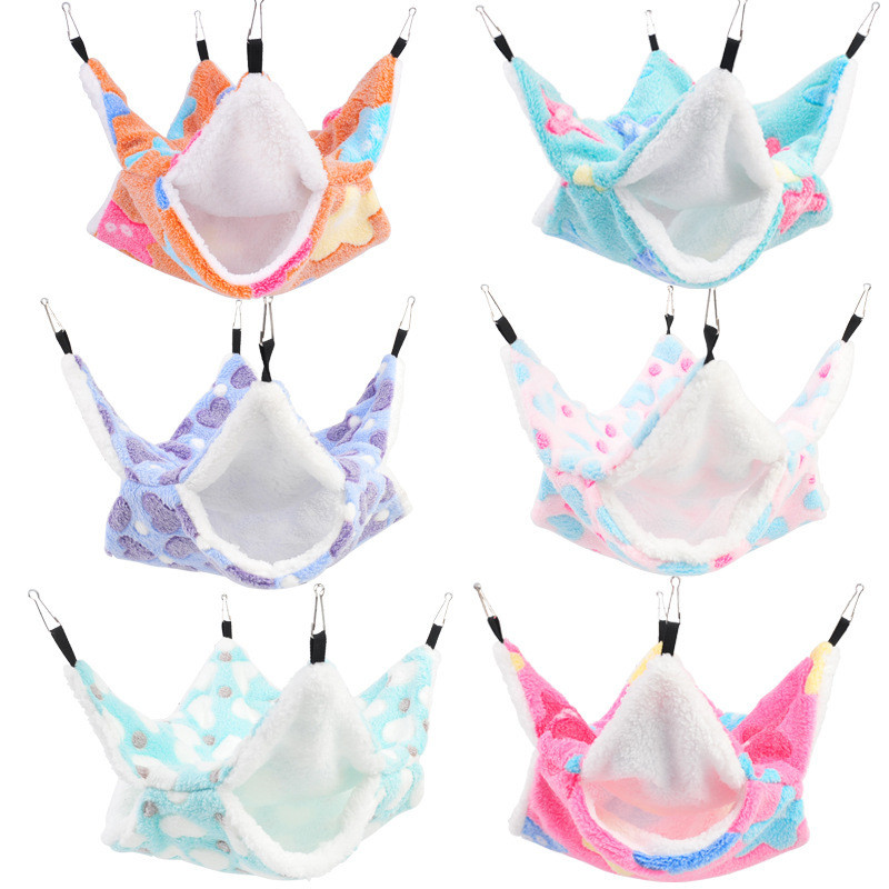 Călduș, moale, pluș, pat pentru păsări, colibă, cușcă suspendată, hamster, papagal, pasăre, hamac, iarnă caldă, îngroșare, cuib de pasăre, sac de dormit