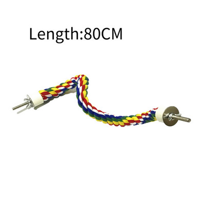 Pet New Bird Toys Κρεμαστά Πολύχρωμα Σχοινιά Παιχνίδια Τύπος Για Σχοινί Bungee Πουλί Παιχνίδι Calopsita Parrot Αξεσουάρ Πουλιά
