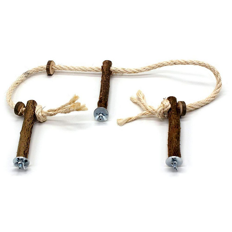 Pet Bird Parrot Cockatiel Stand Πλαίσιο Κλουβί Σκάλα αναρρίχησης Αιώρα Αναρρίχησης Bird Toys Parrot Toys