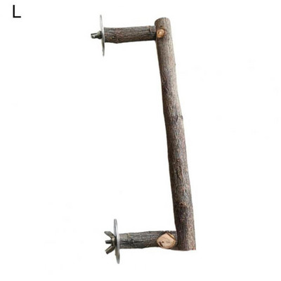 Papūgos stovas U formos paukščių geriamojo vandens butelis maisto dubuo lazdelės medžio masyvo papūgos ešerio stovas paukščių narvas