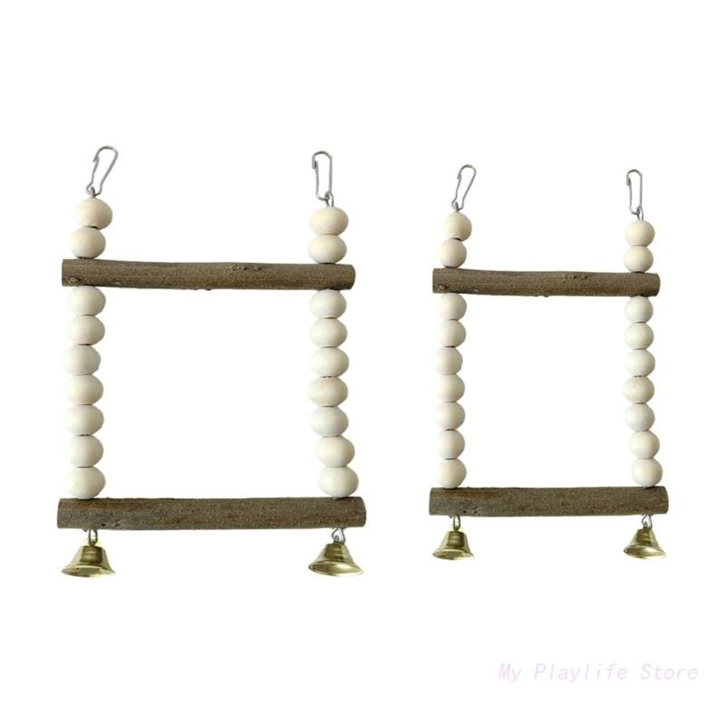 Linnukiik mänguasi puurile Papagoi ahvena alus Naturaalsest puidust linnumänguasi puidust helmed närimismänguasi väikestele lindudele papagoid kukeseened