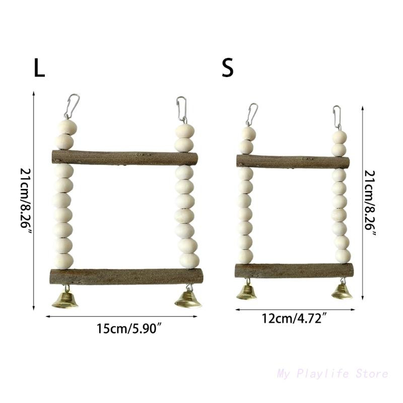 Linnukiik mänguasi puurile Papagoi ahvena alus Naturaalsest puidust linnumänguasi puidust helmed närimismänguasi väikestele lindudele papagoid kukeseened
