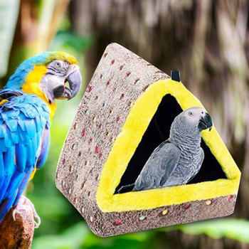Βολικό κρεβατάκι για κατοικίδια Φορητό Φωλιά πουλιών κατοικίδιων ζώων σε σχήμα τριγώνου Παπαγάλοι Φωλιά ύπνου για κατοικίδια Σπίτι Keep Warmth