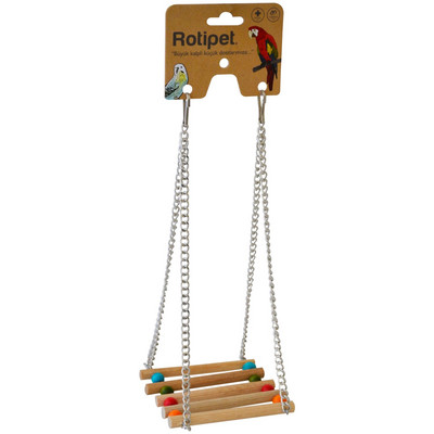 Rotipet Bridge Swing Bird Toy Аксесоар Домашни птици Развлечения за свободното време Аквариум Стоки за домашни любимци Малки стоки за активна дейност