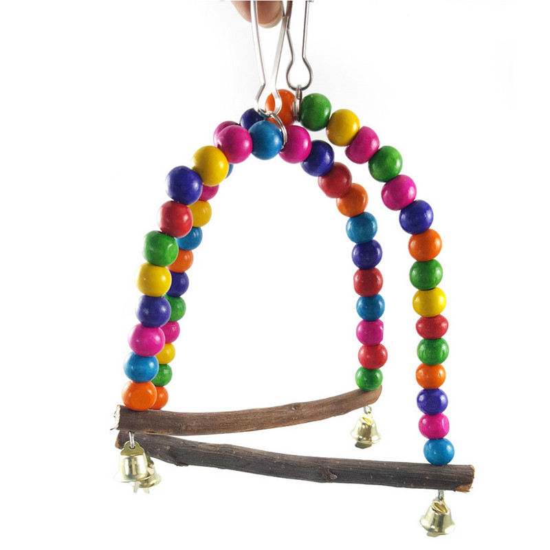 Jucării pentru păsări pentru papagal Accesorii Articole Mușcătură de papagal Jucărie de păsări pentru antrenament de papagali Jucărie pentru păsări Leagăn cu bilă Clopoțel pentru animale de companie în picioare