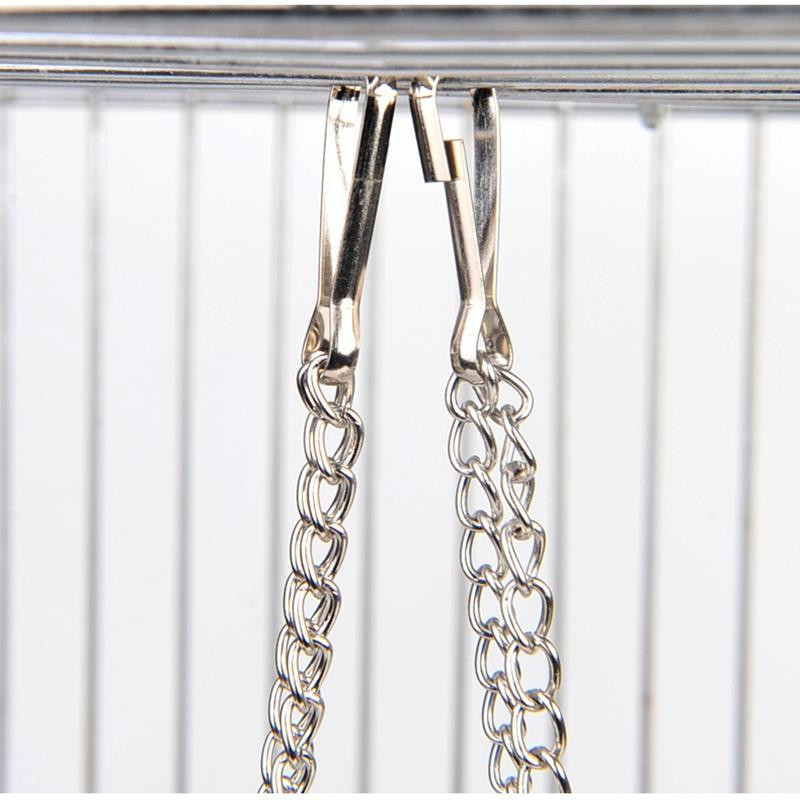 2 vnt Spalvingos papūgos narvelio sūpynės medinės dekoratyvinės paukščių kopėčios sūpynės papūga pakabinamos sūpynės Papūga Interaktyvūs žaislai paukščių reikmenys