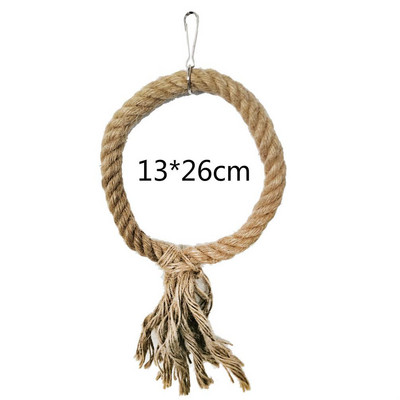 Proizvodi za kućne ljubimce Oprema za ptice Papige Igračke za žvakanje Trokutasto pamučno uže Penjanje Grickalice Ljuljačke Igračke Petlja za kavez