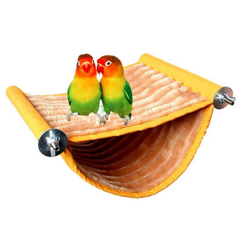 1 buc. Cuibul de păsări Cuibul de păsări Patul de cuib de papagal de iarnă Călduță de agățat colibă pentru casa de papagal Cort de jucărie pentru cuști pentru păsări de păsări, accesorii pentru animale de companie