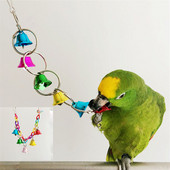 AHUAPET Postolje za ptice Paw Grinding Clean For Parrot Kavez za ptice Pappagallo Platforma za kavez Platforma za kavez Pribor za ptice Ljestve E