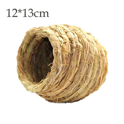 Kiudõlgedest naturaalne käsitsi valmistatud linnupesa tuvimaja papagoi pesa soe lemmiklooma magamistuba sisehoov väikeloomade lindude puurid linnutarbed