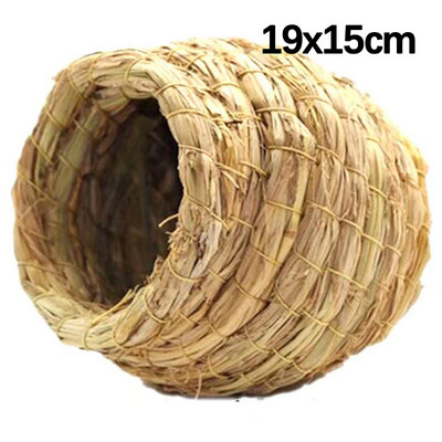 Kiudõlgedest naturaalne käsitsi valmistatud linnupesa tuvimaja papagoi pesa soe lemmiklooma magamistuba sisehoov väikeloomade lindude puurid linnutarbed