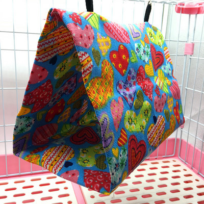 Cușcă colorată pentru papagali, mini cușcă pentru animale de companie, jucării pentru păsări, iarnă, leagăn cald pentru păsări, casă, bumbac, pentru uz casnic, hamac pentru dihor, cuib agățat