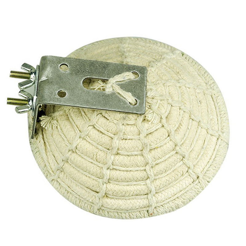 Frânghie de cânepă împletită manual Pat pentru cuib de păsări Cuibul de cinteze artificială multifuncțional Casă de păsări pentru papagal Hamster Patul pentru animale de companie